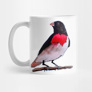 Rose Breasted Grosbeak Bird Mug